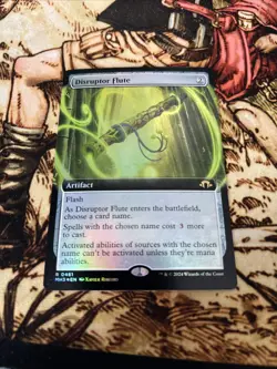 MTG Modern Horizons 3 Disruptor Flute Extended Rare Foil #0461 - Image 1