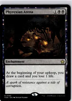 Phyrexian Arena Foundations Regular NM R 0180 - Image 1
