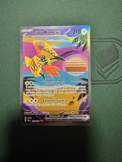 Pokemon Tapu Koko EX 247/182 Paradox Rift Special Illustration Rare - Image 1