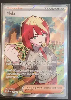 Pokemon TCG - Mela 140/131 Ultra Rare Prismatic Evolutions - Image 1