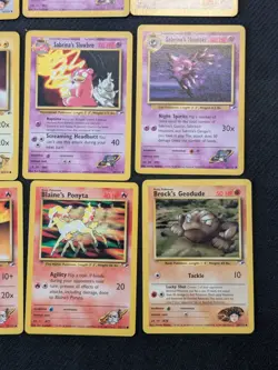 GYM HEROS Lot Of 24 Cards Vintage Pokemon WOTC TCG See Description (Lot 93) - Image 2