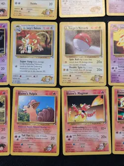 GYM HEROS Lot Of 24 Cards Vintage Pokemon WOTC TCG See Description (Lot 93) - Image 3