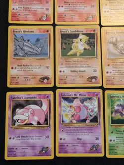 GYM HEROS Lot Of 24 Cards Vintage Pokemon WOTC TCG See Description (Lot 93) - Image 5