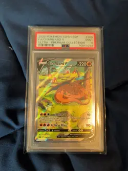 2019 POKEMON SWSH BLACK STAR PROMO CHARIZARD UPC #SWSH260 CHARIZARD V PSA 9 - Image 1