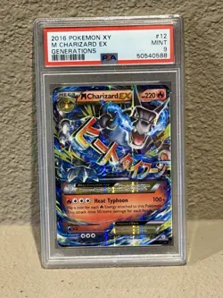 2016 Pokemon XY Generations M Charizard EX #12 PSA 9 Mint - Image 3