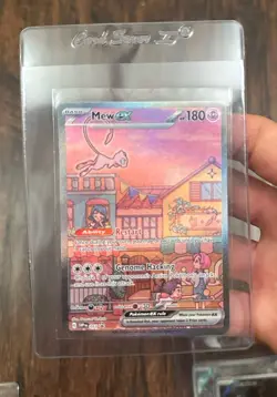 Mew ex SVP 053 Pokemon TCG Scarlet Violet 151 Black Star Promo Full Art - Image 1