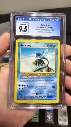 2002 Pokemon Wotc Black Star Promo # 48 Articuno CGC 9.5 *Pokemon League Promo* - Image 1