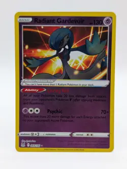 2022 Pokemon Radiant Gardevoir 069/196 Swsh11: Lost Origin Holo - Image 1