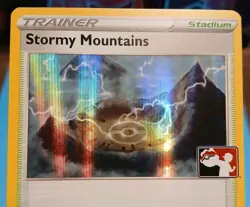 Stormy Mountains 161/203 Prize Pack Series Cards Holo Mint Condition - Image 1