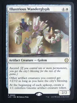 Illustrious Wanderglyph - LCC - Mtg Card #21C - Image 1