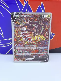 Giratina V Alt Art Lost Origin 186/196 Alternate Art Full Art Pokemon TCG NM - Image 1