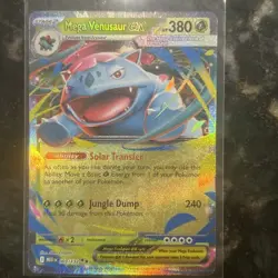Pokemon Mega Venusaur EX 3/132 Double Rare Holo Mega Evolutions NM - Image 1