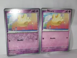 Milcery 064/142 Stellar Crown Pokemon TCG Reverse & Regular - Image 1