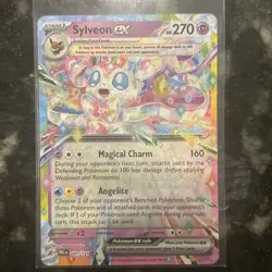 Pokemon TCG Sylveon EX Prismatic Evolutions Double Rare Holo Card 41/131 NM - Image 1
