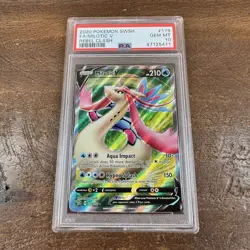 2020 Pokemon Sword and Shield Rebel Clash Milotic V FA 179/192 Gem Mint 10 PSA - Image 1