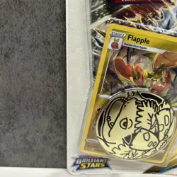 Pokemon TCG Sword & Shield Brilliant Stars Checklane Blister Pack Flapple - Image 2