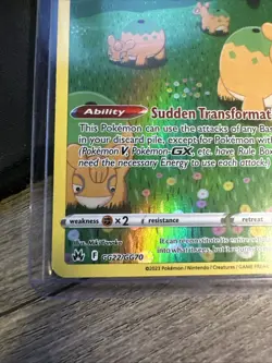 Pokemon TCG Ditto GG22/GG70 Crown Zenith Galarian Gallery Holo Card NM Condition - Image 3
