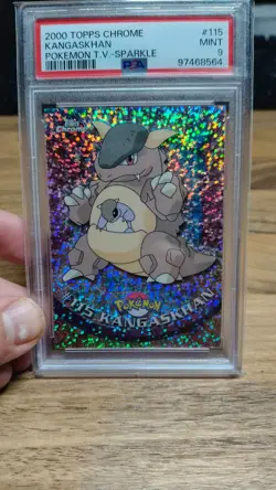 PSA 9 2000 TOPPS CHROME KANGASKHAN POKEMON T.V SPARKLE LOW POP - Image 1