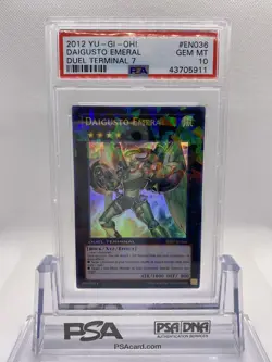 Yugioh Daigusto Emeral PSA 10 DUEL TERMINAL DT POP 5 - Image 1