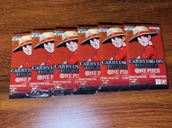 One Piece Tcg OP-13 Booster Pack Lot Of 6 All Brand New Sealed - Image 1