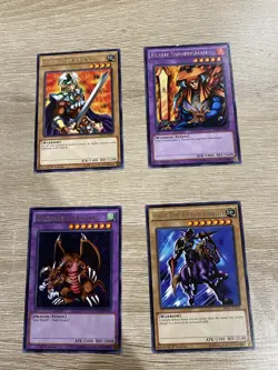 Yugioh Cards Celtic Guardian Flame Swords Gaia Thousand Dragon Set with Gift - Image 1