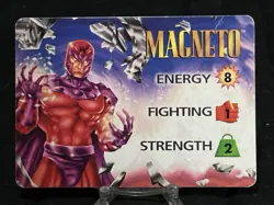Marvel Overpower Card Game CCG Magneto Hero Card ~MP~ - Image 1