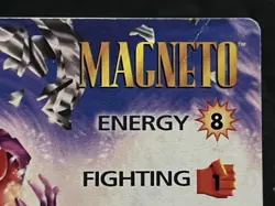 Marvel Overpower Card Game CCG Magneto Hero Card ~MP~ - Image 4