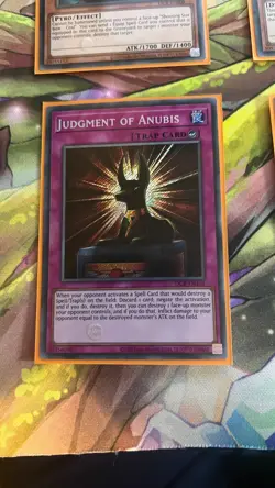Judgment of Anubis - DCR-EN105 - Secret Rare - YuGiOh 25th Reprint NM - Image 1