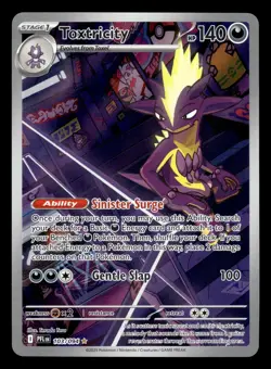 Toxtricity 103/094 Illustration Rare Phantasmal Flames Pokemon Card - Image 1