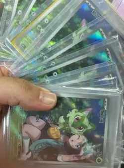 Pokemon TCG S-Chinese Card Sprigatito CBB1C-01 09/09 Gem Pack Horizon Holo Mint - Image 2