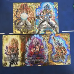 Dragon Ball Super Card Game 2nd Anniversary GOLD Energy Marker SET OF 5 Japanese - Image 1