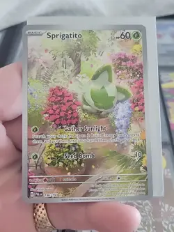 Sprigatito 196/193 Pokemon Card Paldea Evolved Illustration Rare NM/M - Image 2