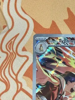 Ethan's Typhlosion Holo Illustration Rare Card 190/182 Sv10: Destined Rivals IR - Image 4