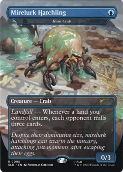 Ruin Crab * Mirelurk Hatchling FOIL * - SLD Secret Lair Drop Series - NM/MINT - Image 1
