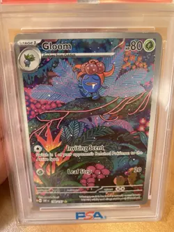 Pokemon TCG Gloom Obsidian Flames 198/197 Illustration Rare Holo PSA 10 Gem Mint - Image 2