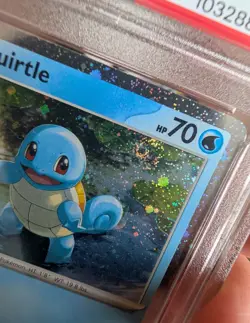 2023 Pokemon Squirtle SVP 048 151 Poster Coll. PSA 9 MINT *2 Swirls* *FREE SHIP* - Image 3