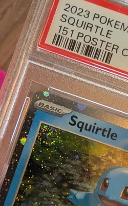 2023 Pokemon Squirtle SVP 048 151 Poster Coll. PSA 9 MINT *2 Swirls* *FREE SHIP* - Image 5