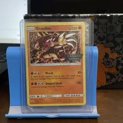 Groudon 81/168 Legendary Pokemon Stamped Gamestop Promo Cosmos Holo - Image 1