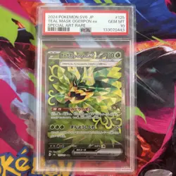 2024 Pokemon Twilight Masquerade Teal Mask Ogerpon EX 125 PSA 10 Low pop! 456! - Image 1