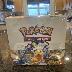 Pokemon TCG Scarlet & Violet Surging Sparks Booster Box Sealed - Image 1