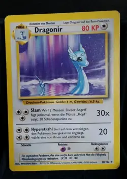 Pokemon Karte TCG Dragonir 18/102 Basis Set Deutsch 1999 - Image 1
