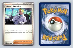 Colress's Tenacity #57/64 SV Shrouded Fable 2024 Common Pokemon TCG Card - Image 1
