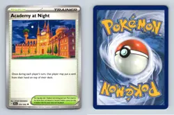 Academy At Night #54/64 SV Shrouded Fable 2024 Common Pokemon TCG Card - Image 1