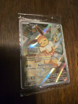 Pokemon Eevee 173 Scarlet & Violet Promo Holo Card Sealed - Image 1