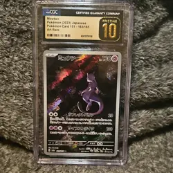 Pokemon Mewtwo Card 151 183/165 Art Rare CGC Pristine 10 Japanese - Image 1