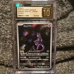 Pokemon Mewtwo Card 151 183/165 Art Rare CGC Pristine 10 Japanese - Image 3