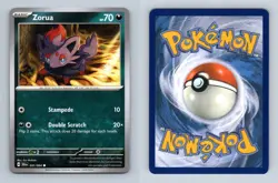 Zorua #31/64 SV Shrouded Fable 2024 Common Pokemon TCG Card - Image 1