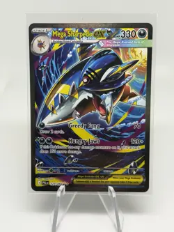 Mega Sharpedo ex 127/094 Me02: Phantasmal Flames SIR Pokemon NM - Image 1