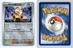 Meowth #48/64 SV Shrouded Fable 2024 Reverse Holo Common Pokemon TCG Card - Image 1