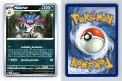 Malamar #34/64 SV Shrouded Fable 2024 Reverse Holo Uncommon Pokemon TCG Card - Image 1